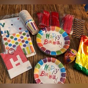 New Rainbow Birthday Party Supplies